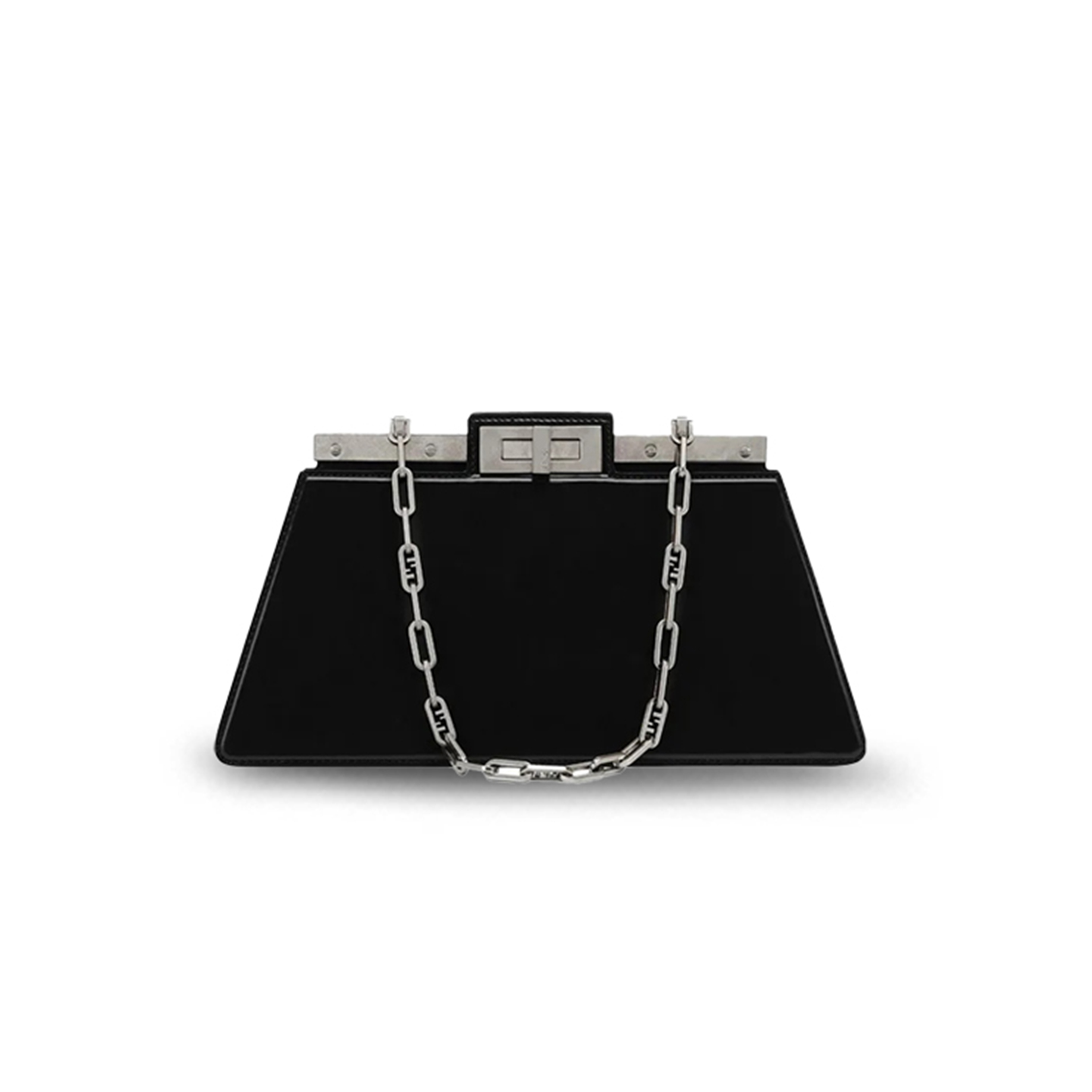FENDI PATENT LEATHER PEEKABOO  SHOULDER BAG 8BN340ANSCF1JUW (34*18.5*11cm)